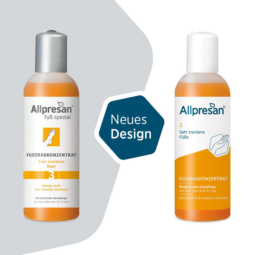Allpresan Fuß spezial Nr. 3 Fußbad-Konzentrat für sehr trockene Haut - reinigt sanft und erweicht Hornhaut, 150 ml (2)