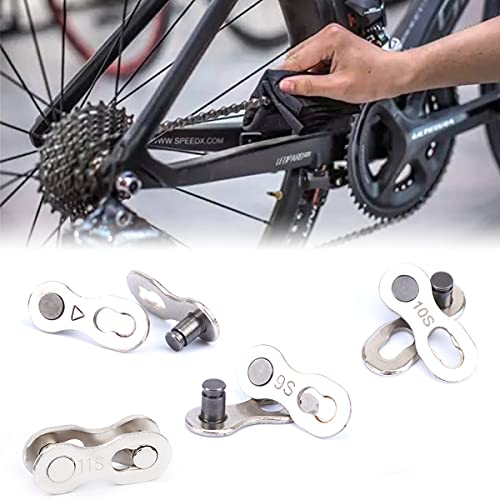 8 works Bicycle Chain Link Connector YUTOU Reusable Bike Chain Bike Missing Link for 6/7/8 9 10 11 Speed Chain Quick Link for Mountain Road Bike Chain Repair - Image 2