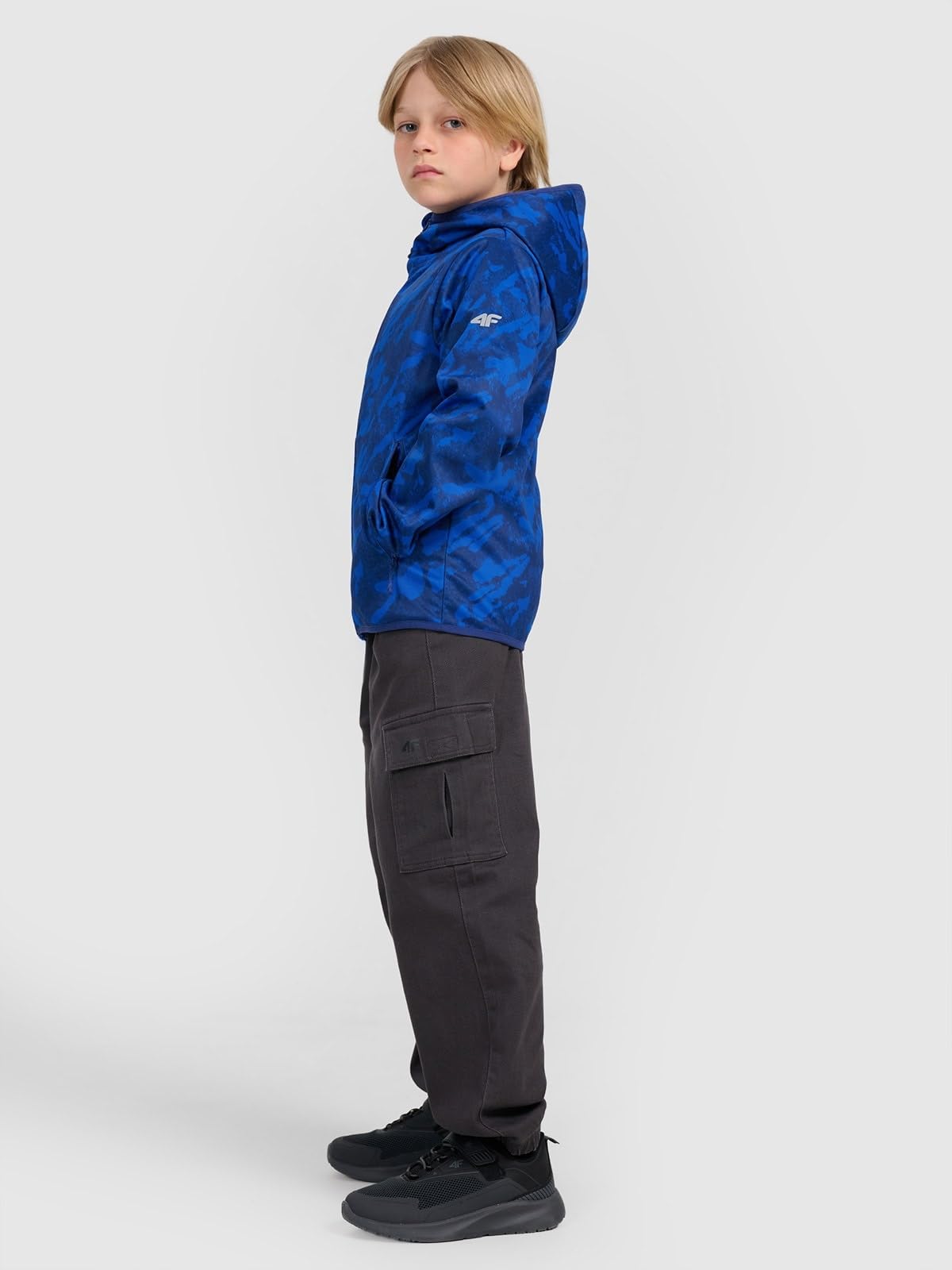 4F Kurtka softshell wiatroodporna membrana 5000 chłopięca