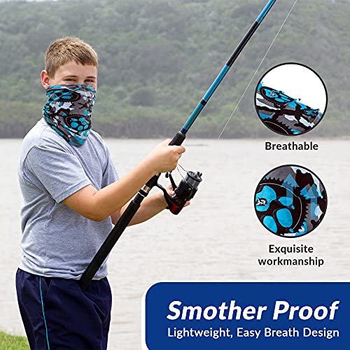 Debrief Me - Face Cover Bandana Dust Mask for Kids Neck Gaiter Summer Balaclava Adjustable