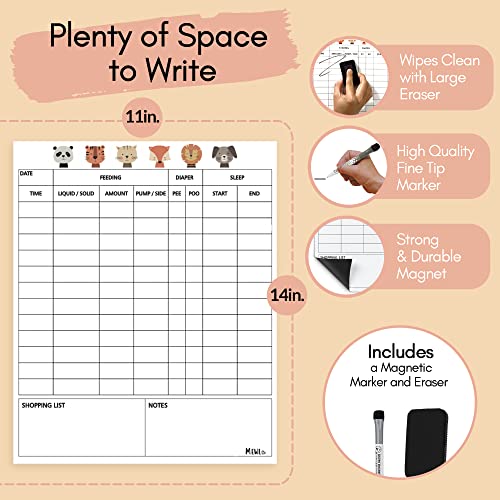 Mewl MB1001 Baby Daily Log Whiteboard thumb #4