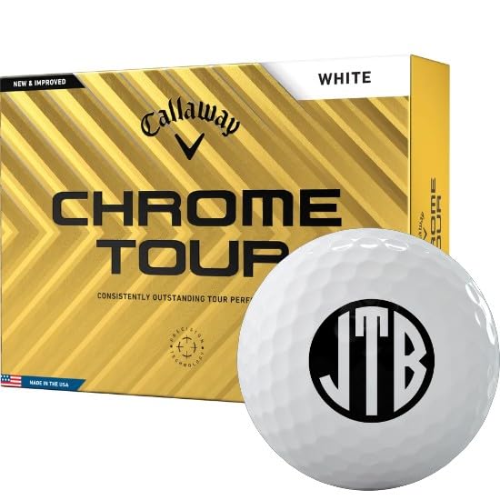2024 Callaway Chrome Tour Monogrammed Golf Ball