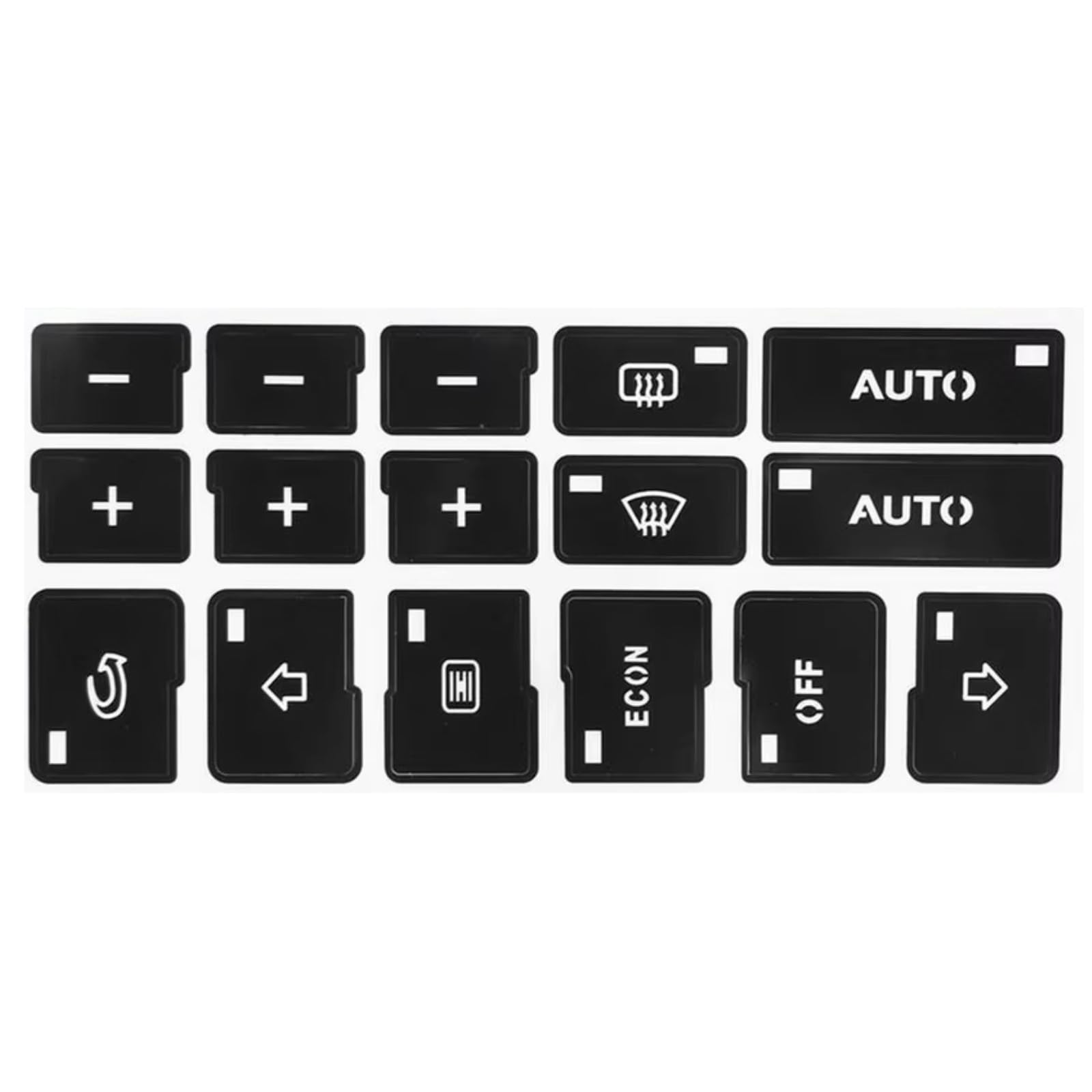 Auto Button Sticker Compatible with A4 B6 B7 2000 2001 2002 2003 2004 Car Air Condition Repair Sticker Auto Button Repair Sticker
