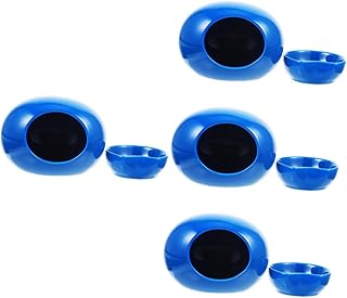 NOLITOY 4 Conjuntos De Hamster Ninho De Cerâmica Hamster Esconder Hamster Banho De Areia Cama De Hamster Casa De Cerâmica Hamster Legal Caverna De Hamster De Cerâmica Pequeno Hamster Água