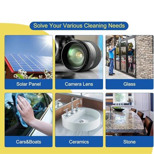 Image of IGNITE Advance Solar Panel Cleaner Liquid - 1000ml | Removes Dust, Bird Droppings, Pollen | Enhances Efficiency | Safe for All Panels