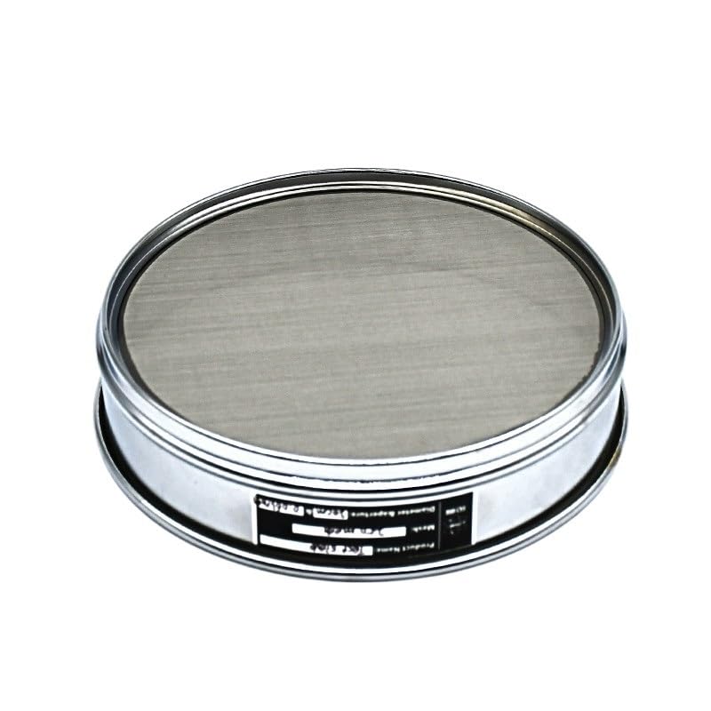 Lab Analysis Test Sieve - 20cm 304 Stainless Steel Frame with 400 Mesh (0.0385mm) for Sampling and Inspection