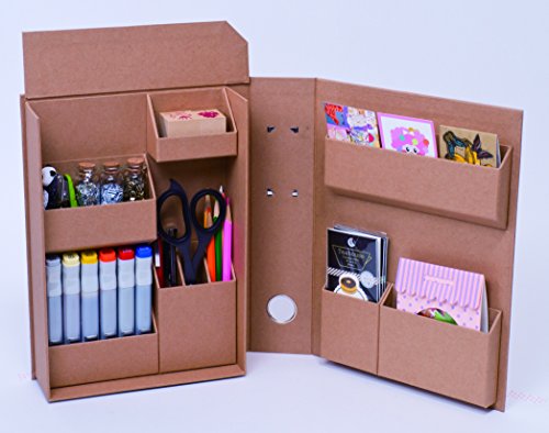 Image of Nakabayashi LST-FB5KR Lifestyle Tool Storage Box File B5 Craft