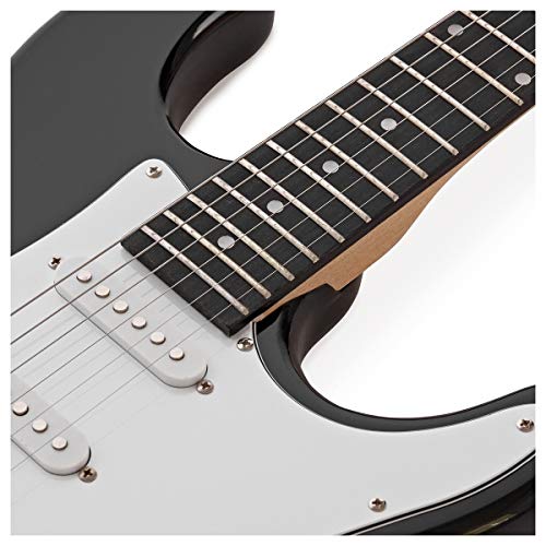 Pack Guitare Électrique LA + Ampli Noir - Les Beatles, Paul McCartney, John Lennon, RIngo Starr, George Harrison Pack Guitare Électrique LA + Ampli Noir – Image 7