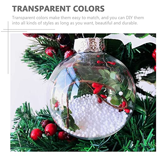 Boules de Noël transparentes incassables et décorations suspendues robustes - 6