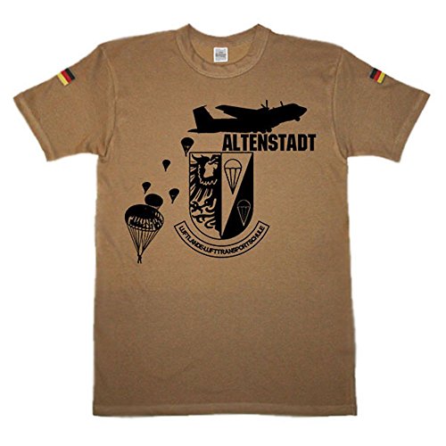 T-shirt Transall Springer respirant et résistant pour entraînement parachutiste Bundeswehr