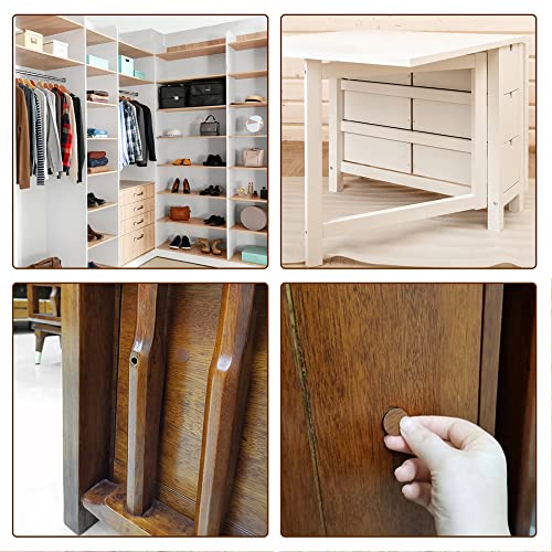 6 Fogli Armadio Coprivite Autoadesivo Ø20mm in PVC...