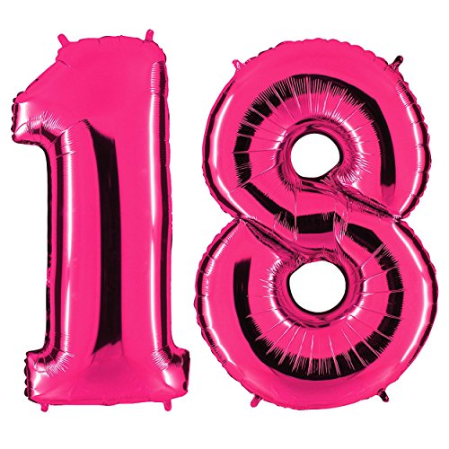 Preisvergleich Produktbild PartyMarty Set-HB Riesenzahlen #18 Pink