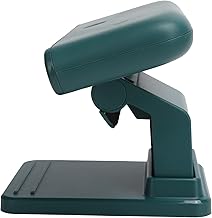 ZJchao Adjustable 3 Speeds Small Desk Fan for Computer Screen, 120° Wide Angle, with Mobile Phone Holder, Green USB Charging Fan, Easy Installation 30