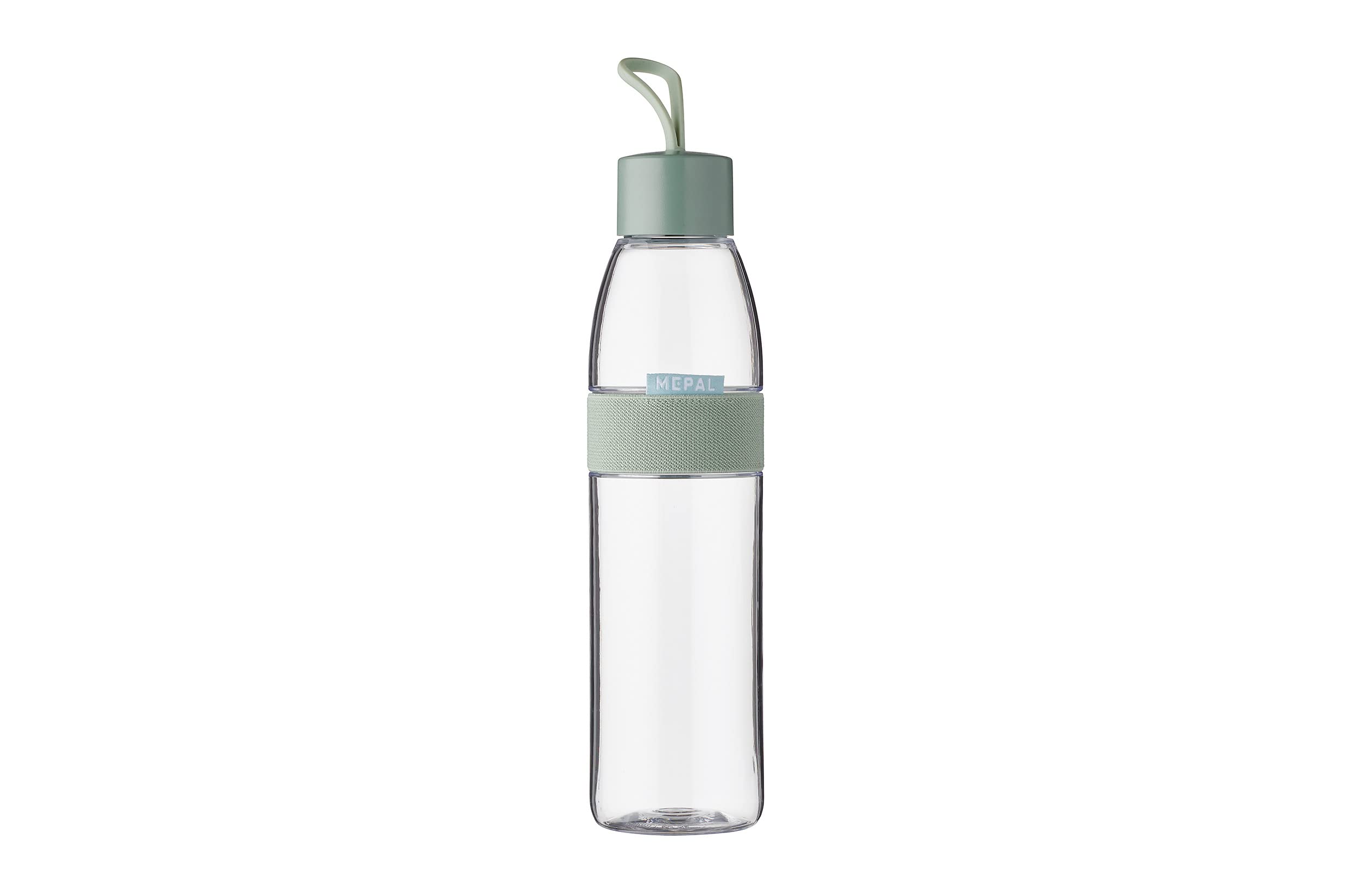 Water Bottle Ellipse – Reusable Water Bottle – Leak Proof Drinking Bottle Suitable For Carbonated Drinks – BPA-Free - 700 ml – Nordic Sage