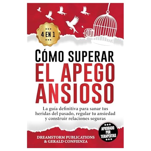 Cómo superar el apego ansioso 4 en 1: La guía definitiva para sanar tus heridas del pasado, regular tu ansiedad y construir relaciones seguras (Spanish Edition)