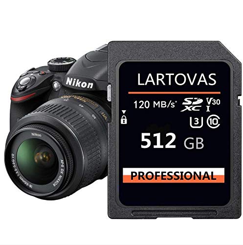 LARTOVASsd SDXC-Speicherkarte, 512 GB, UHS-I, U3, Klasse 10, SD-Speicherkarte, Geschwindigkeit bis zu max. 120 MB/s… – Bild 3