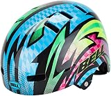 Bell Unisex Jugend Span Fahrradhelme, Gloss Blue/Magenta Psycho, XS