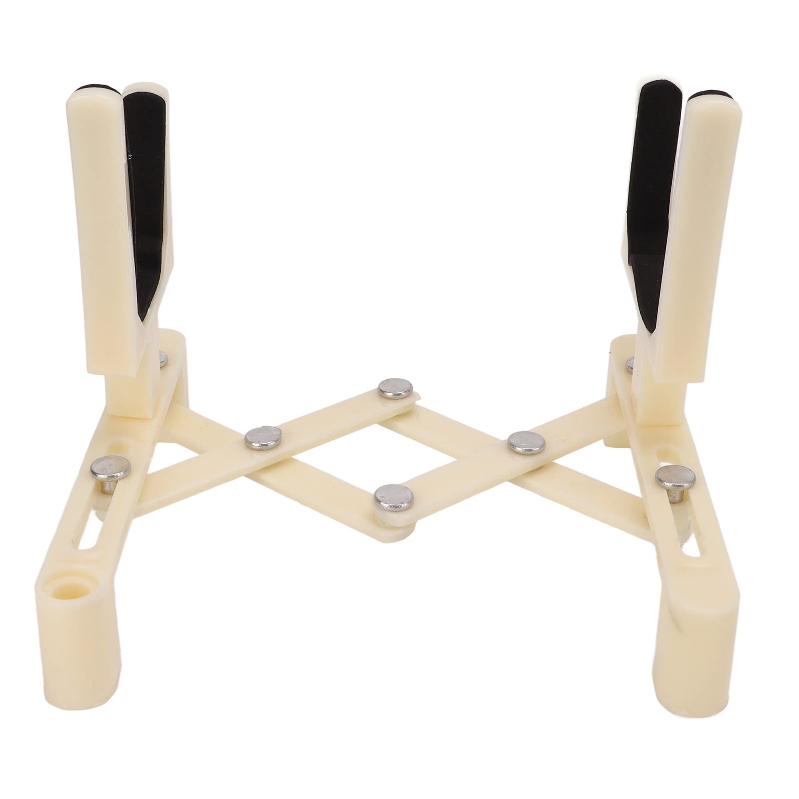 Support D'affichage Professionnel Pliable pour Violon, Support de Violon Léger et Robuste pour Toutes les Tailles de, adapté aux Débutants, Matériau ABS (Beige)