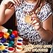 Boao 24 Pcs Castanets Musical Instrument Wooden Hand Finger Clap Board Educational Percussion DIY Music Instrument Rhythm Castanets(Wood Color)