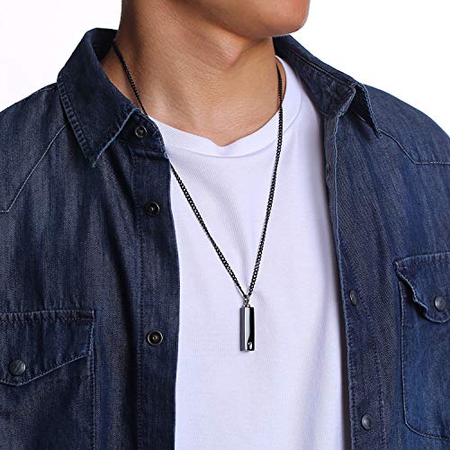 VNOX Personalized Forever in My Heart Cremation Jewelry Cube Urn Necklace for Ashes Keepsake Memorial Cremation Pendant,24" Chain+ Funnel Fill Kit 5