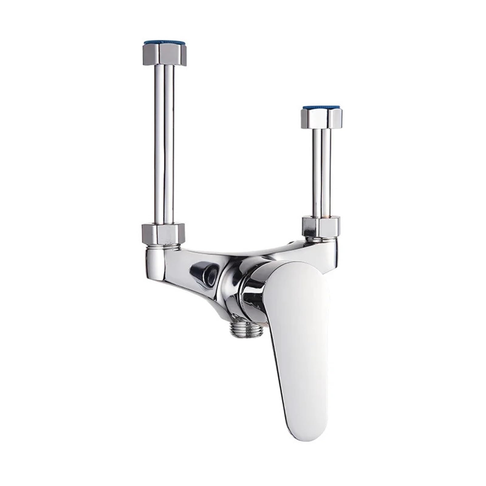 Grifo de ducha de pared con válvula mezcladora y accesorios de baño