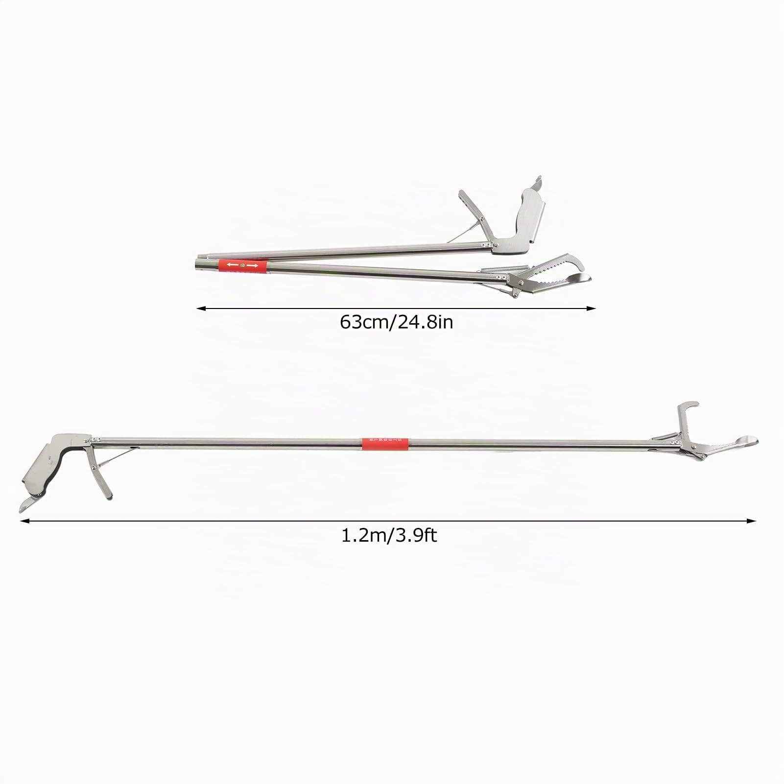 Pinze da Pesca, Multifunzione in Acciaio Inossidabile Pieghevoli, Morsetto per Granchi, per Cattura di Granchi Vivi for Pescatori Professionisti e Amatoriali in Mare Fiume Lagune