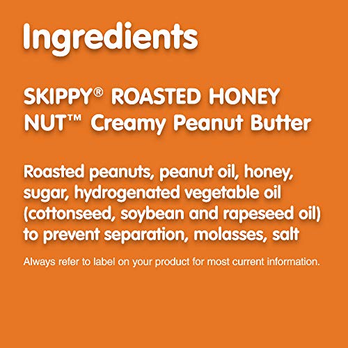 Skippy Peanut Butter, Creamy Roasted Honey Nut, 16.3 Ounce (6 Combined) #TOP2
