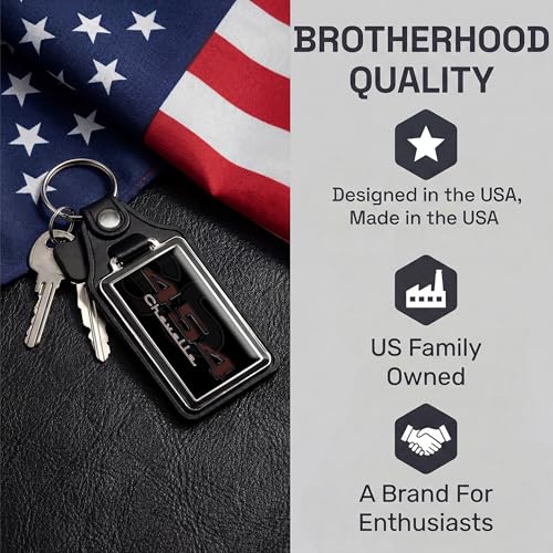 Image of Brotherhood Car Key Chain for Chevelle - Classic Models Keychain for Men and Women Gift Key Ring