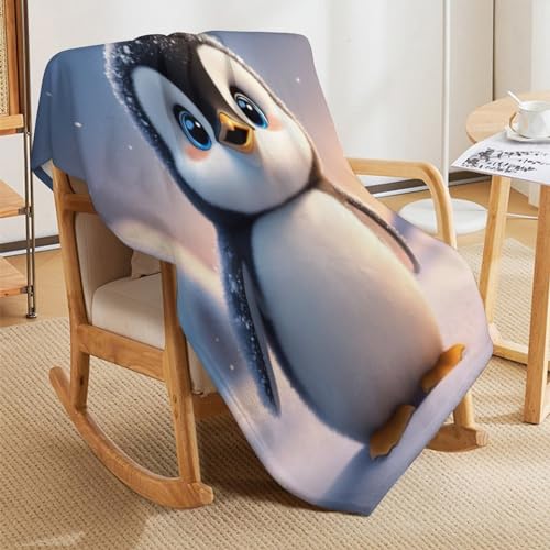 Couverture durable en flanelle supérieure motif pingouin pour fauteuil d'exception - 8