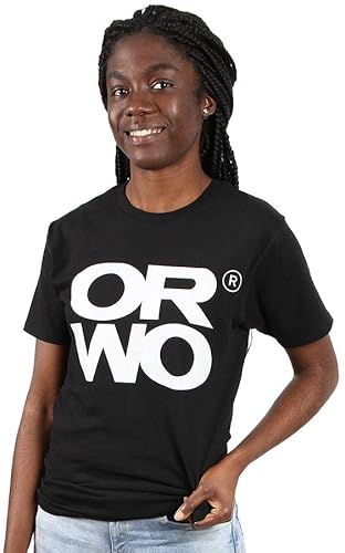 ORWO - schwarzes T-Shirt Damen mit Aufdruck | Wolfen Ostalgie | 100% Bio-Baumwolle | Vintage T-Shirt | Größen: S-XXL | Agfa Analogfotografie (M, Maxi Print) Cover