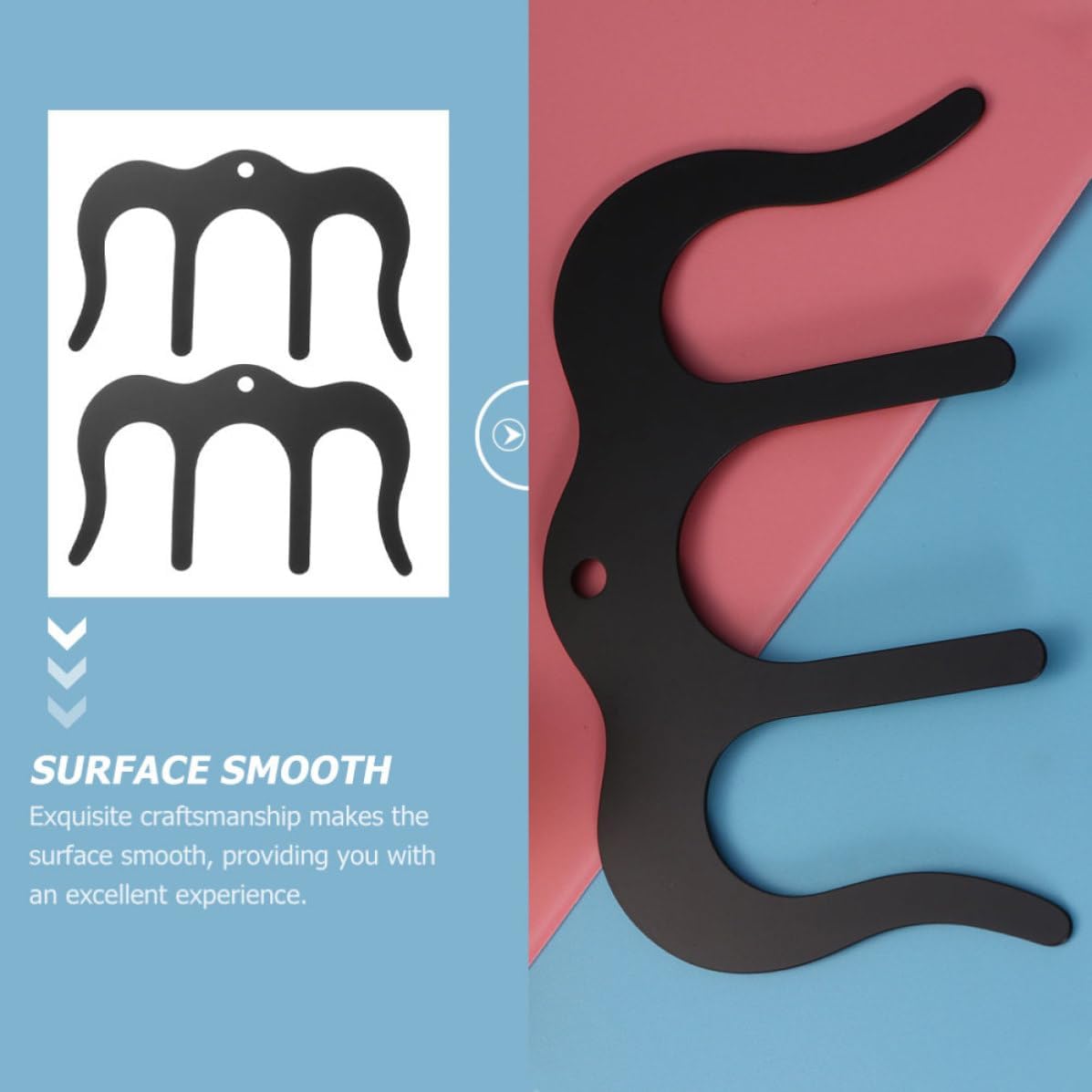SEWACC 2pcs Metal Music Page Holder Clip for Sheet Music and Piano Books Easy to Carry Black Metal Score Clamp Smooth Surface for Musicians image 3