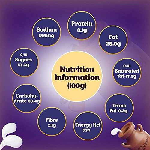 Image of Cadbury Dairy Milk Chocolate Bar Family Pack, 130 grams