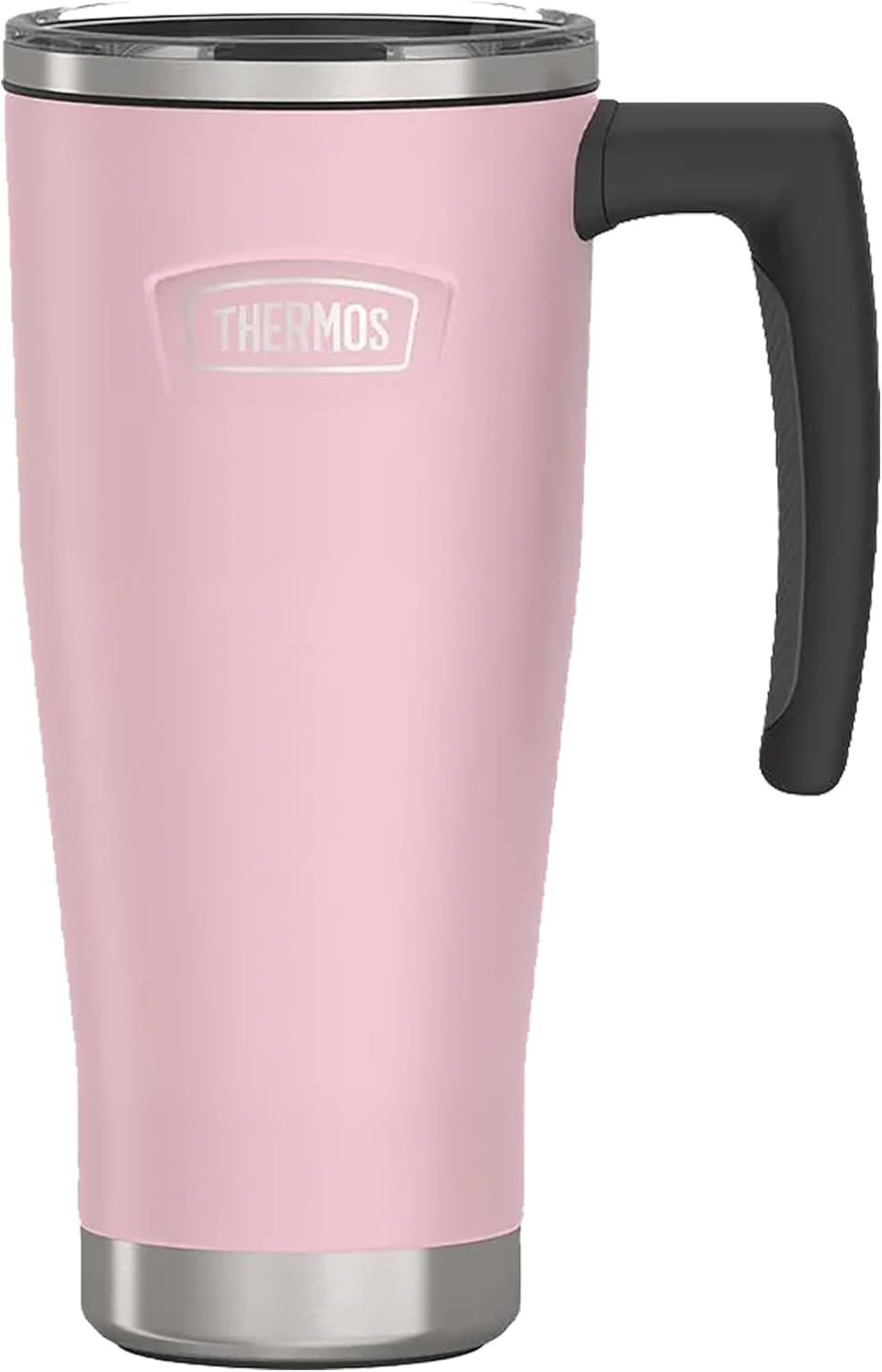 THERMOS ICON SERIES, Stainless Steel Mug with Slide Lock, 18 Ounce, Sunset Pink