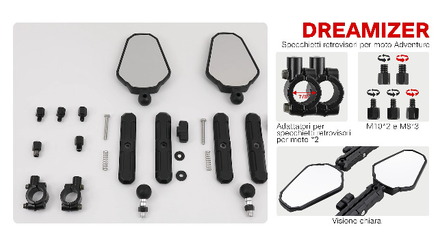 Specchietti laterali per moto | Migliori Offerte Online