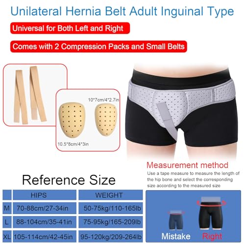 Faja Hernia Inguinal Unisex XL miniatura 2