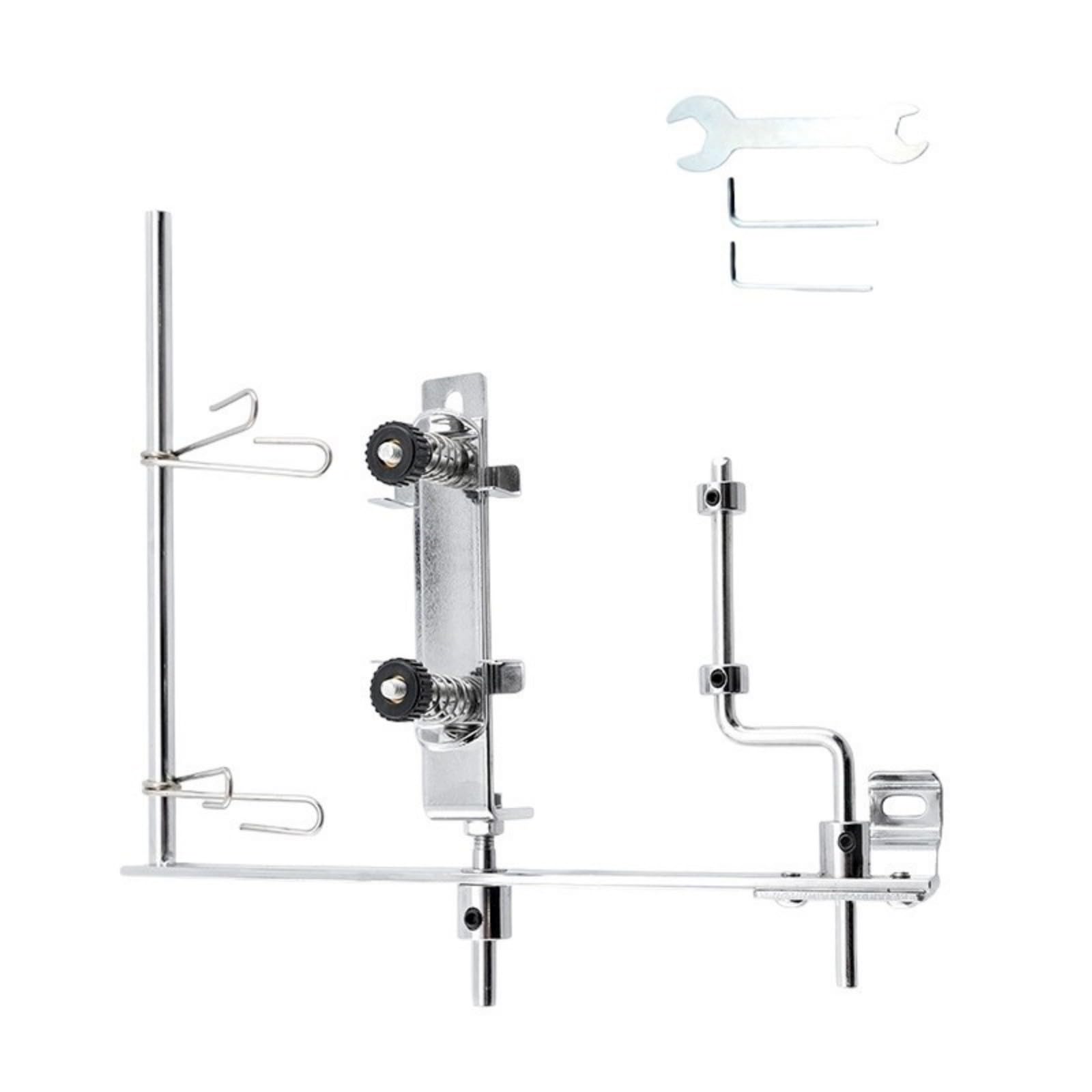 APGLSXY 747 Overlock Machine Elastic Bracket Metal Guide with Mounting Hardware Form for Compatible Serger Equipment Setup Tasks Set