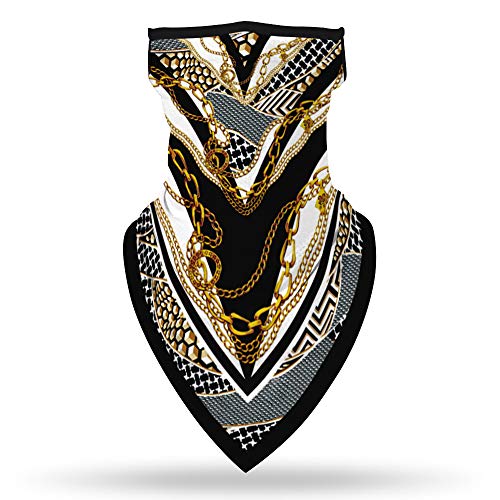 Angelife Face Mask for Man Women Bandana Balaclava with Ear Hangers Cooling Neck Gaiter Scarf
