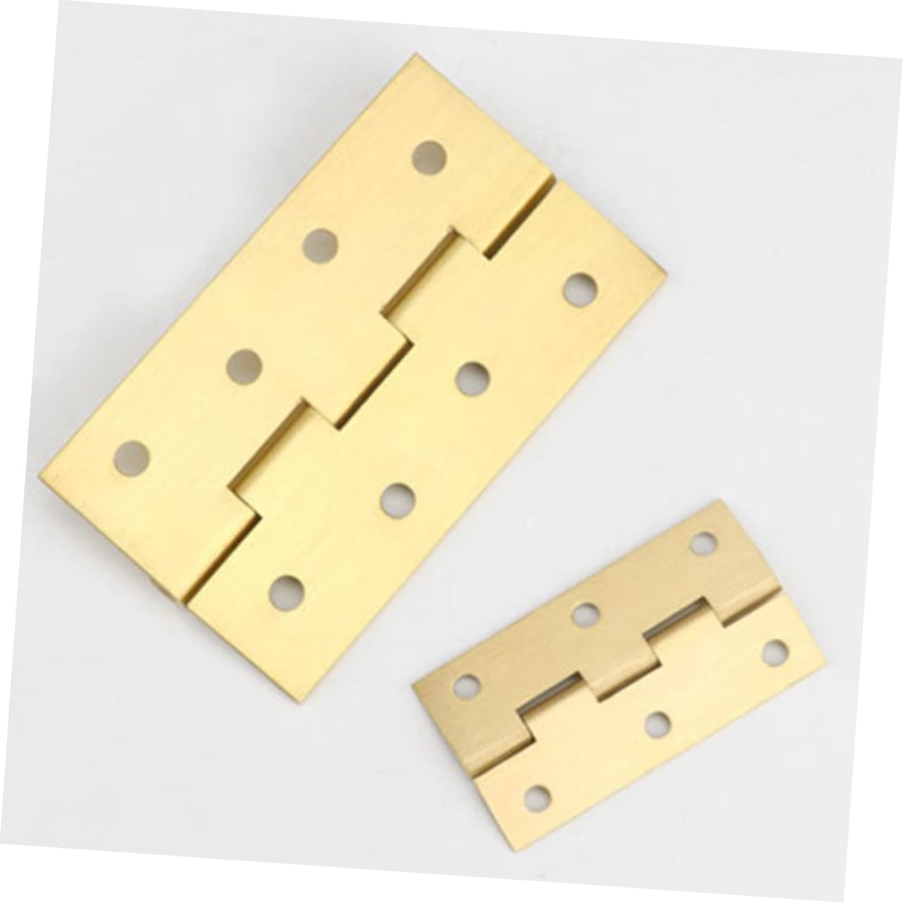 Uonlytech 18pezzi Cerniere Rame Cerniere Mute Per Porte e Mobili Design Vintage Resistente e Antiruggine Per Scatole Gioielli e Porte Domestiche