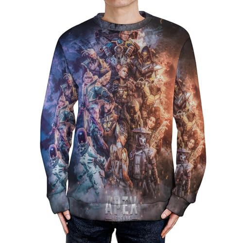 [�A�[���b�N] �G�[�y�b�N�X���W�F���Y Apex Legends �Z�[�^�[ �����Y �H�� �~�� �N���[�l�b�N �傫�� �T�C�Y ������ �t�H�~ 3XL