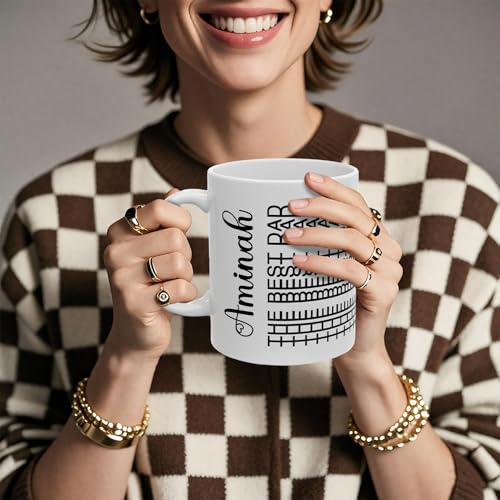 Taza de cerámica con mensaje oculto personalizado 11 oz miniatura 2