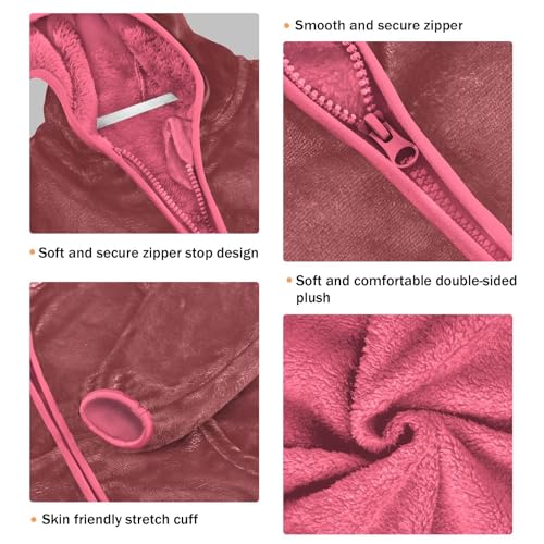 GuoChe Red Baby Boy Sherpa Jacket3