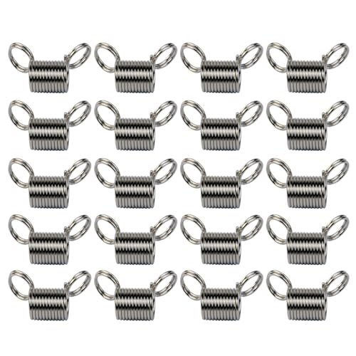 Pack of 20 Handy Jewelry Making Tool Stringing Beads Stopping Spring End Fasteners Alloy for Bracelets
