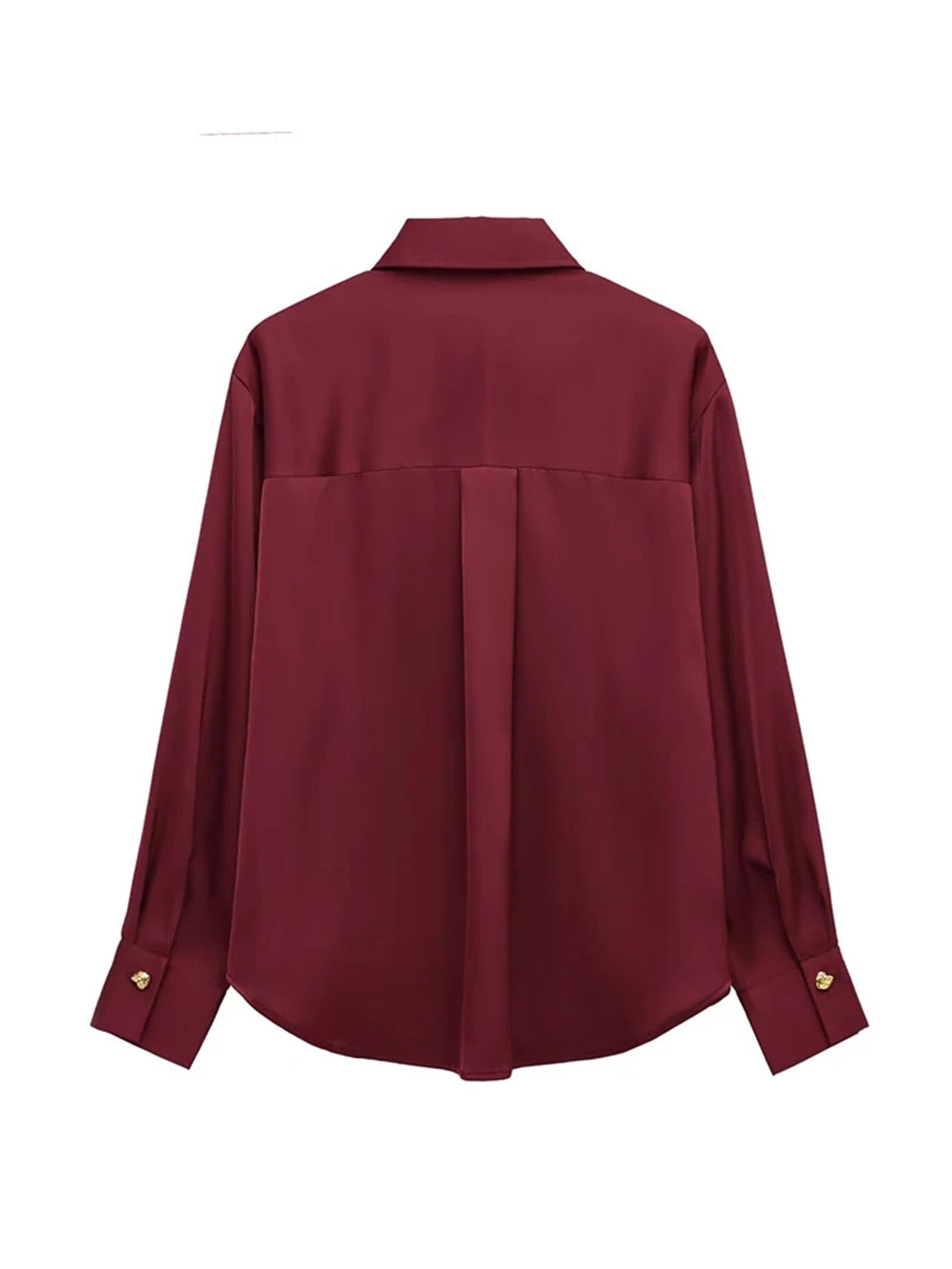 Camicette da donna primavera estate ufficio lavoro top business casual sottile manica lunga oversize camicie