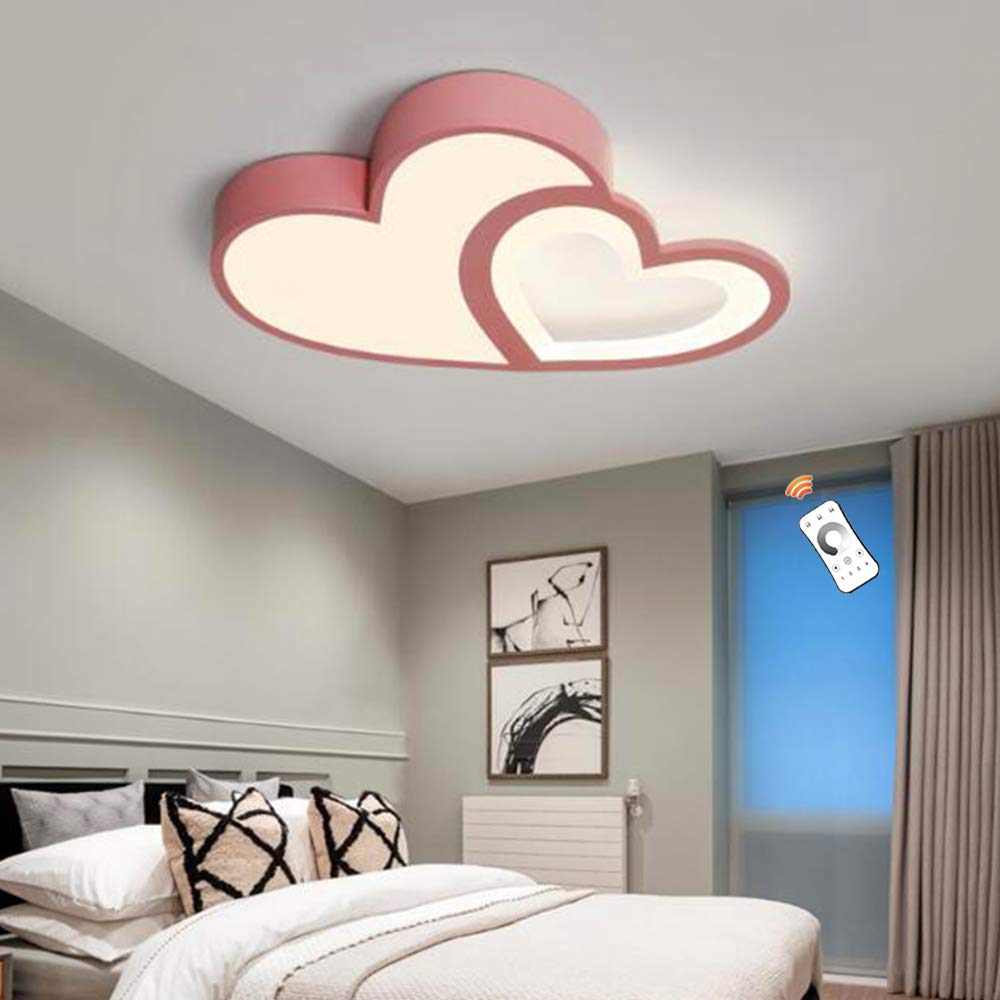 Nowoczesna Lampa Sufitowa LED, Ściemniana Lampa Kreatywnego Designu Kreskówka Żyrandol Serce Wszechświat Motyl Lampa Sufitowa Do Pokoju Dziecięcego, Sypialni, Salonu Oświetlenie Sufitowe
