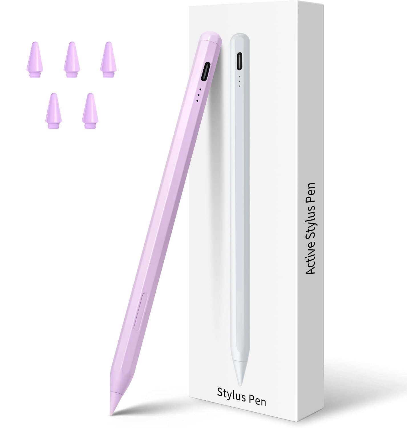 Stylus Pen for iPad 11th&10th&9th Generation,Fast Charge Pencil for Apple iPad,Palm Rejection,Tilt Sensitivity,Compatible with 2018-2025 iPad11/10/9/8