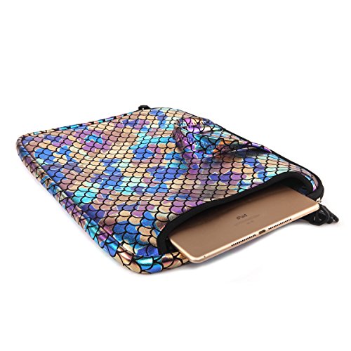 Image of 17.3-Inch Laptop Shoulder Carrying Bag Case Sleeve for 16 inch 16.5 inch 17 inch 17.3 inch Computer /Notebook /Ultrabook /Chromebook, Mermaid Scale (Colorful)