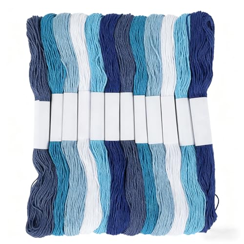 12 Stück Sashiko-Stickgarn mit 6 Farben, 3 Fädig Sashiko-Stickerei Sticktwist, Thread 20 m Satinstichstickerei Weicher, Sashiko Embroidery Thread für Sashiko-Stickerei, Stickbilder, zum Basteln für 20,95 EUR bei amazon.de Bild: 12 Stück Sashiko-Stickgarn mit 6 Farben, 3 Fädig Sashiko-Stickerei Sticktwist, Thread 20 m Satinstichstickerei Weicher, Sashiko Embroidery Thread für Sashiko-Stickerei, Stickbilder, zum Basteln für 20,95 EUR bei amazon.de