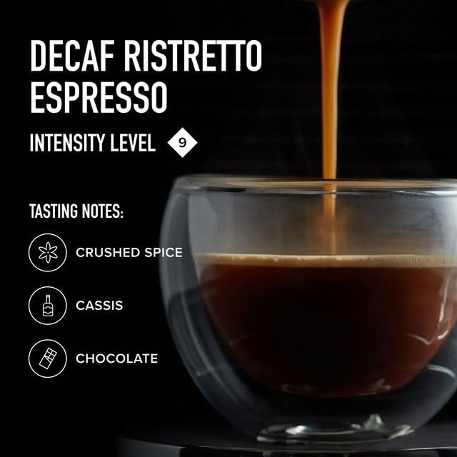 Peet's Coffee, Medium Roast Decaf Espresso Capsules, Compatible with Nespresso Original Machine, Decaffeinated Arabica Coffee - Decaf Ristretto Intensity 10, 50 CT (5 Boxes of 10 Espresso Capsules) - 7