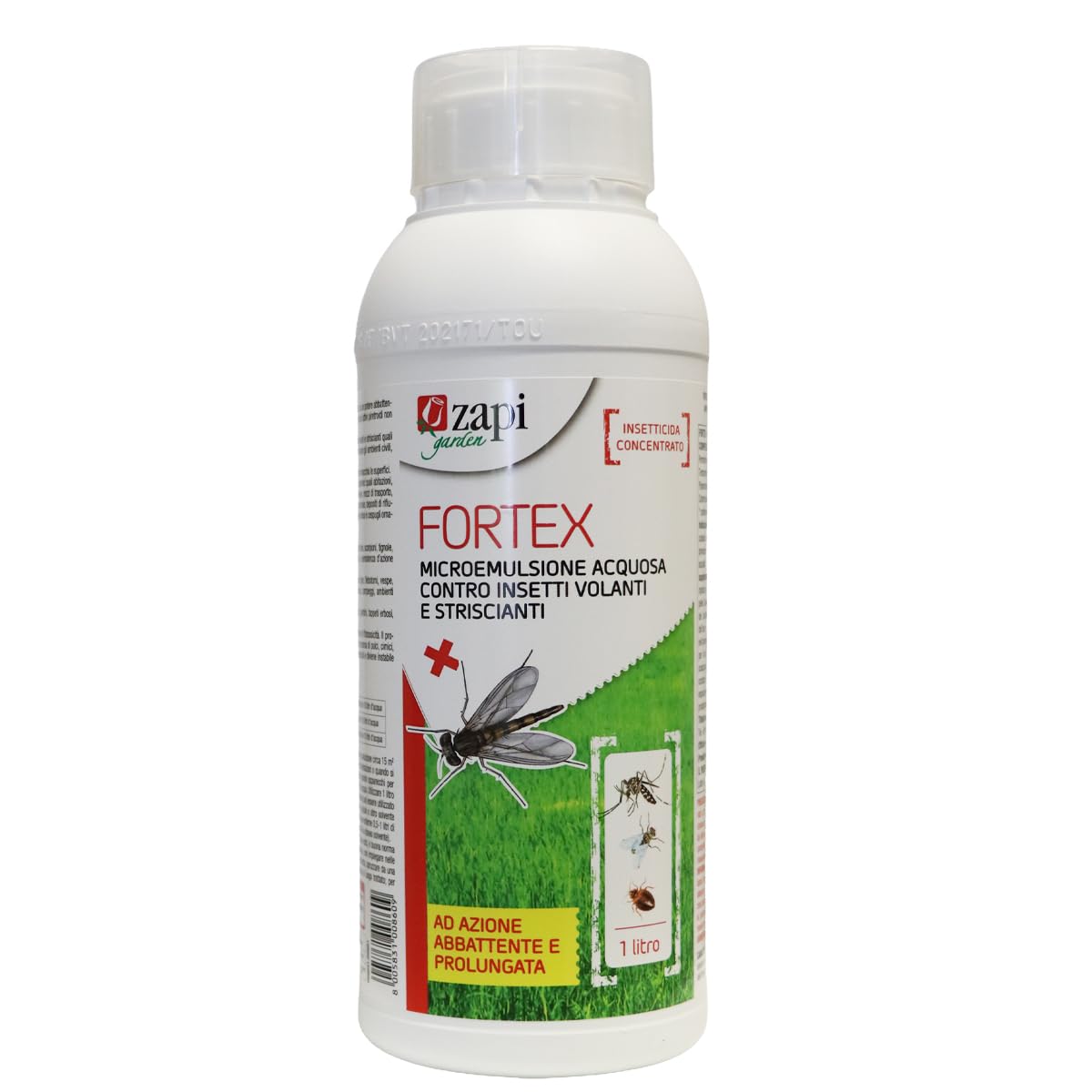 Zapi Garden | Insetticida Concentrato Fortex, Ampio Spettro e Azione Prolungata, Ideale anche Sulla Vegetazione, 1lt