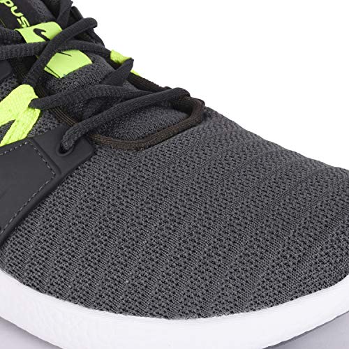 Image of Campus Men's Zink-2 Grey Running Shoes-6 UK /India (40 EU) (CG-206)